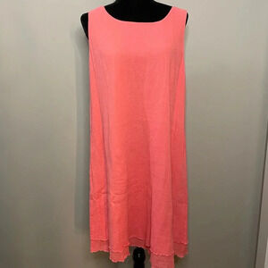 Soft Surroundings Coral Midi Dress